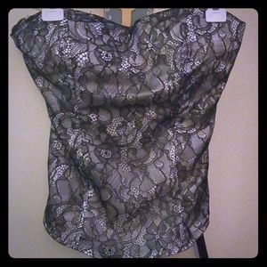 Lace corset top
